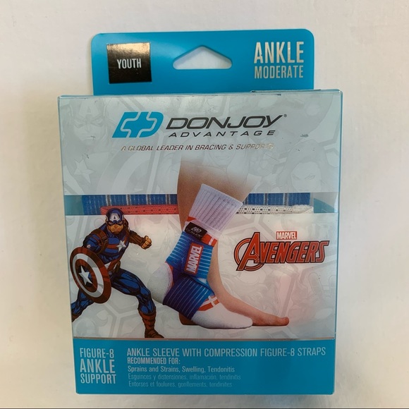 Ankle Brace child’s / youth size for kids, Marvel Avengers, DonJoy figure eight - Picture 1 of 8